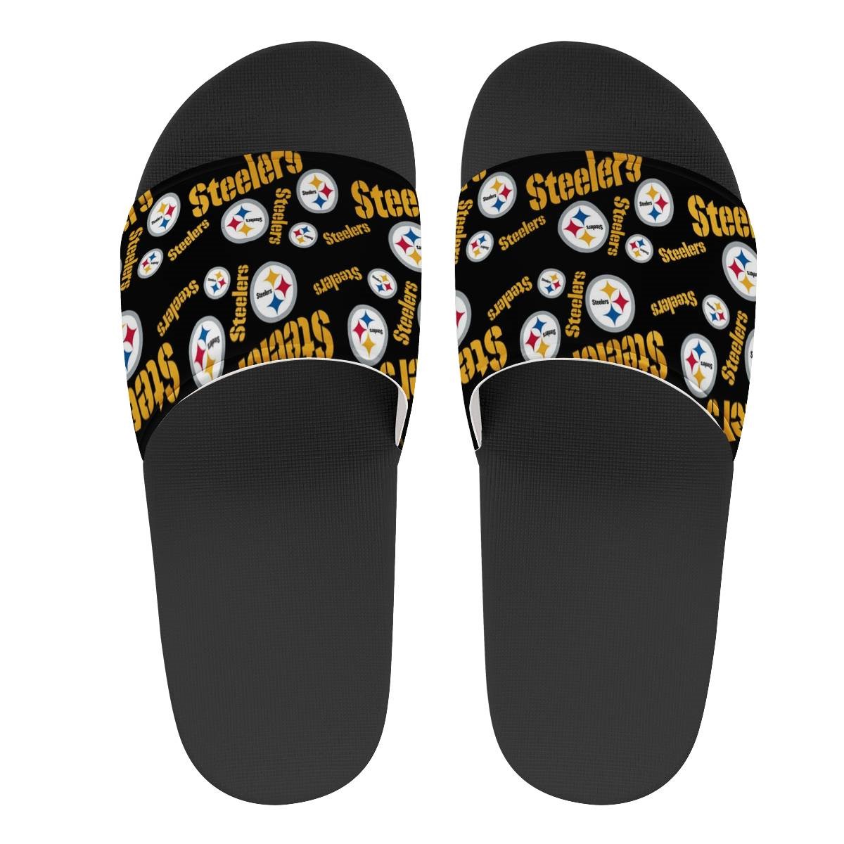 Men's Pittsburgh Steelers Flip Flops 002 Men's Pittsburgh Steelers Flip Flops 002